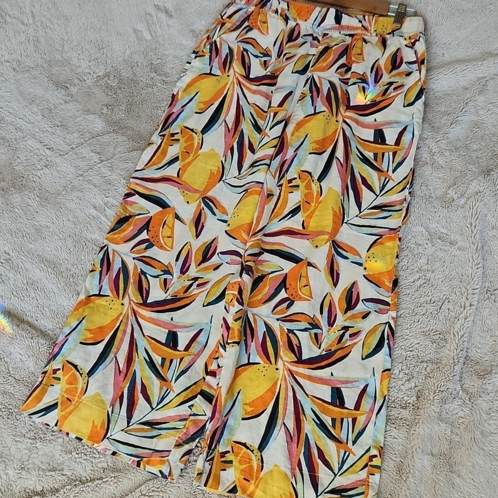 C&C California Multicolor Linen Pants